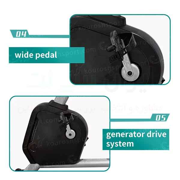 دوچرخه ثابت مبله باشگاهی فرش وی مدل FW4000R