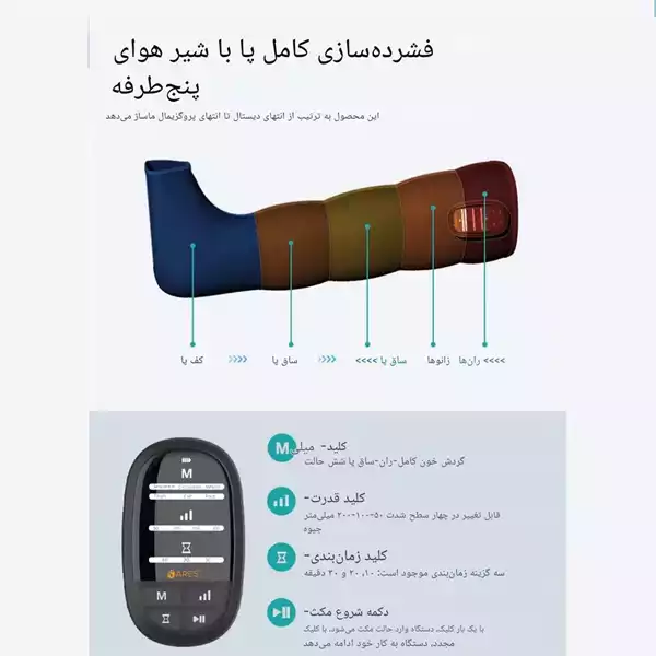 ماساژور پا ارس مدل ARES RS A101