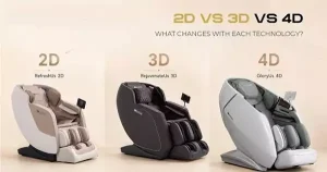 صندلی ماساژور 3D بهتر است یا 4D؟