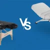 تخت ماساژ برقی بهتر است یا ثابت؟ مقایسه کامل