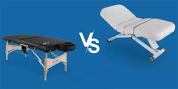 تخت ماساژ برقی بهتر است یا ثابت؟ مقایسه کامل