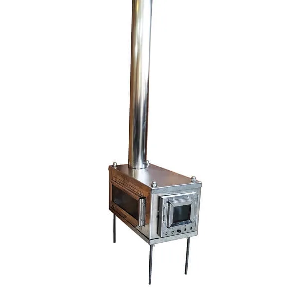 بخاری هیزمی استیل سفری مجیکمپ مدل کلاسیک