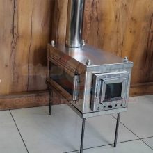 بخاری هیزمی استیل سفری مجیکمپ مدل کلاسیک