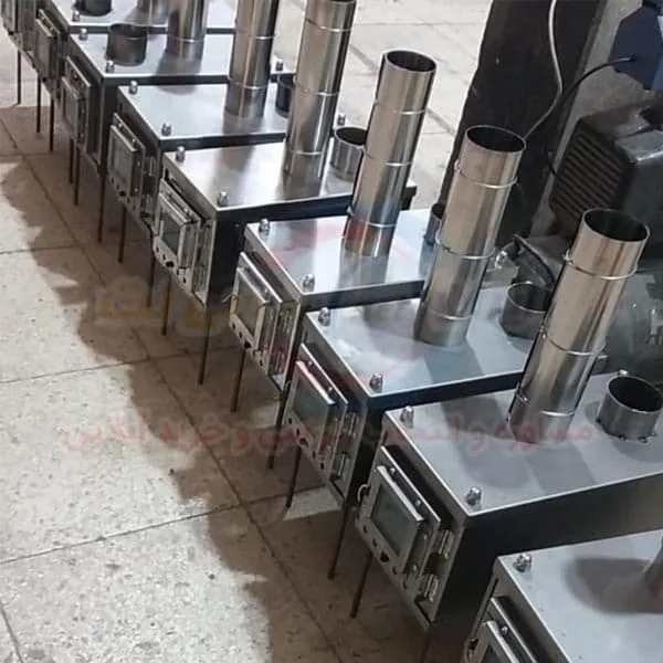 بخاری هیزمی استیل سفری مجیکمپ مدل کلاسیک