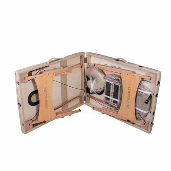 مشخصات، قیمت و خرید تخت ماساژ کانفی کر مدل پایه چوبی Confycare