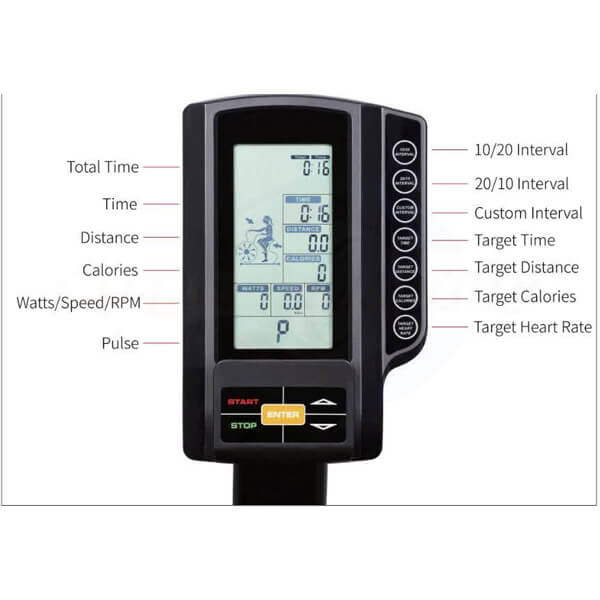 دوچرخه ثابت ایربایک جی مکس مدل Gymax K900