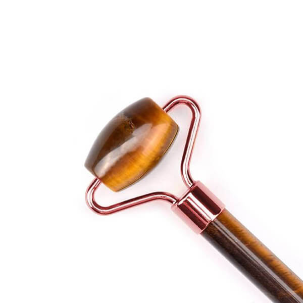 ماساژور رولی صورت ریلکس مدل سنگ چشم ببر رزگلد Relax