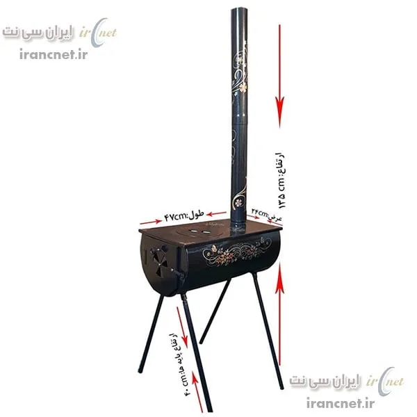 اجاق هیزمی سفری مجیکمپ مدل magicamp-Wood-stove