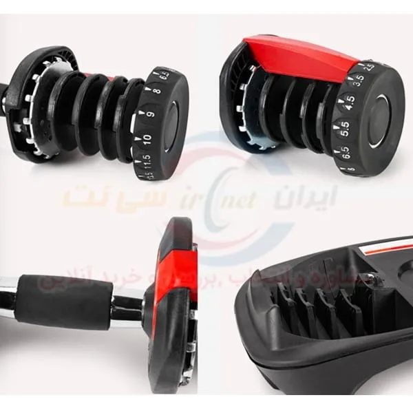 دمبل متغیر مارشال فیتنس مدل 24kg